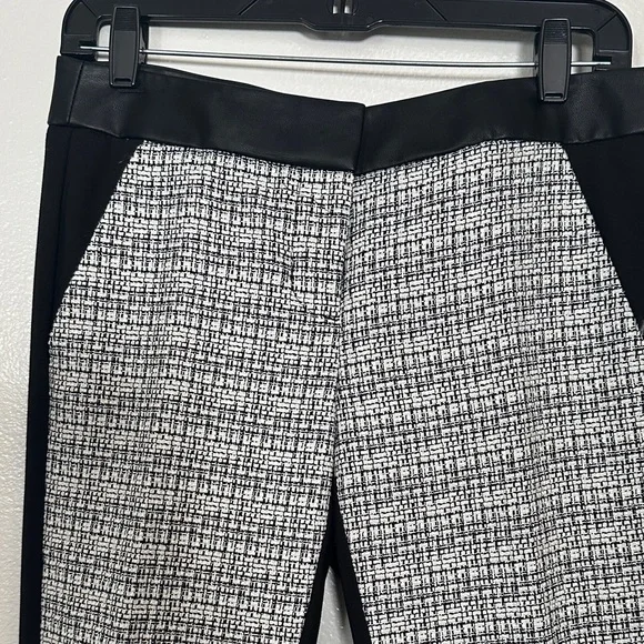 Express Black and White Plaid Pants - Picture 2 of 7